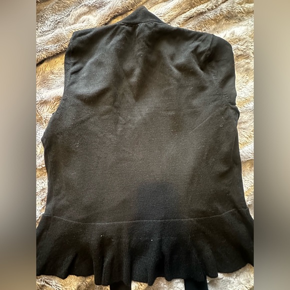 White House Black Market Classic Black Cardigan - Picture 7 of 7